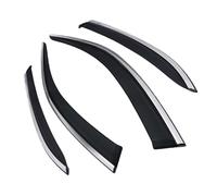 Wind Deflectors Set Car Window Visor Wind Deflector For NEW For NISSAN For MICRA For MARCH 2017 Sun Shelter Rain Guard Vent Door