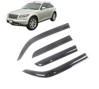 Wind Deflectors Set Fits for Infiniti Fx35 Fx45 S50 2003-2008,Car Side Window Ventilated Visors Rain Guards Accessories