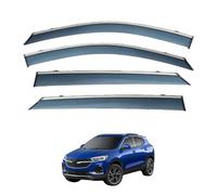 Wind Deflectors Set for Buick Encore GX LWB MK1 2020+, Tape-on Window Visors Rain Guards Exterior with Bright Stripes Car Accessories