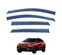 Wind Deflectors Set for Buick Encore MK2 2020+, Tape-on Window Visors Rain Guards Exterior with Bright Stripes Car Accessories