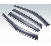 Wind Deflectors Set for CRV 2007 2008 2009 2010 2011 Door In Channel Rain Guards Rain Protection Easy Installation