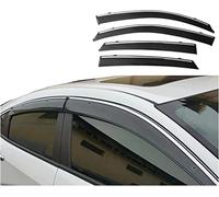 Wind Deflectors Set for Honda Civic 10th Gen FC FK 2016 2017 2018 2019 2020, Car Window Visor Rain Smoke Guards, Automobile wind deflector, Car Tinted Wind Deflectors