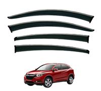 Wind Deflectors Set for HR-V MK2-RU 2014-2022, Tape-on Window Visors Rain Guards Exterior with Bright Stripes Car Accessories