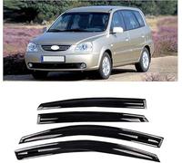 Wind Deflectors Set for KIA Carens 2005 Door In Channel Rain Guards Rain Protection Easy Installation