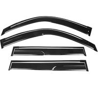 Wind Deflectors Set For Landcruiser Prado 120 Series 2003-2009 Car Window Rain Protection Side Automotive Rain guards Visor