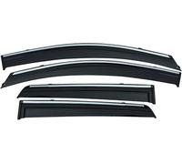 Wind Deflectors Set for Nissan Qashqai 2016 2017 2018 Door In Channel Rain Guards Rain Protection Easy Installation