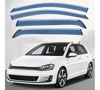 Wind Deflectors Set for VW Golf 7 2014-2019 Door In Channel Rain Guards Rain Protection Easy Installation