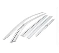 Wind Deflectors Window Deflector Sun Rain Screen Shelter For Buick For Envision S For Plus 2014-2023 Car Door Weather Shield Cover Rain Guards Window Visor(14-21 silver)