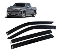 Wind Deflectors Window Visor for Chevy for Silverado 1500 Crew cab 2019-2023 Wind Deflectors Rain Guards Door Visor Vent Shades Rain Sun Guard
