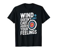 Wind Doesn't Care About Feelings Bow Hunting Target Archery T-Shirt