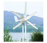 Wind Generator, 1000W Horizontal Wind Turbine Power Generator 24V/48V 3/5 Blades Start up Speed 2m/s Fit for Street Lamps