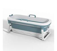 Wind Greeting Folding Bathtub, Portable, Blue, Plastic, Rectangular, Freestanding, Rustic, 138*62*52cm, 169.76L, 1.1E+2kg