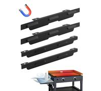 Wind Guards For Black-stone 36 Inch Griddle,Stainless Steel Magnetic Wind Screen,Magnetic Wind Screens,Pro-tect Flame Hold Heat,Compatible With Hood＆Side Shelf(COLOR:Black)