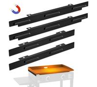 Wind Guards for Blackstone 36 Inch Griddle, Magnetic Stainless Steel Wind Screen for Blackstone Grill, Griddle Accessories for Blackstone 36" Protect Flame Hold Heat (36inch-Black)