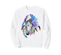 Wind Horse Indian Tribal Art Native American Horse Lover Sweatshirt