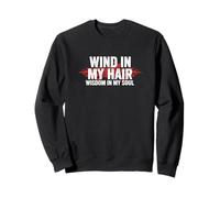 Wind In My Hair Wisdom In Soul Freedom Adventure Spirit Sweatshirt