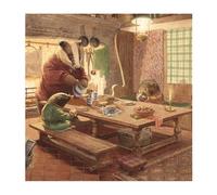 Wind in the Willows - Badger's Kitchen - Chris Dunn - Blank All Occasion Card
