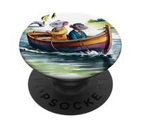 Wind in the Willows Book Quote "Messing about in Boats" PopSockets Adhesive PopGrip