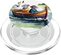 Wind in the Willows Book Quote "Messing about in Boats" PopSockets PopGrip for MagSafe