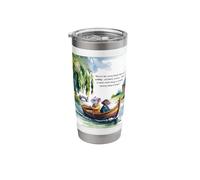 Wind in the Willows Book Quote Messing About in Boats Stainless Steel Insulated Tumbler