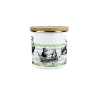 Wind in the Willows Canister - 600ml Enamel Kitchen/Home Storage Container Gifts for Book Lovers