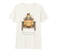 Wind in the Willows Mr Toad's Motor Car Illustration Vintage Premium T-Shirt