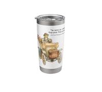 Wind in The Willows Mr Toad's Motor Car Illustration Vintage Stainless Steel Insulated Tumbler