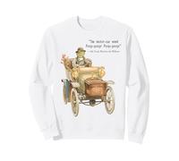 Wind in the Willows Mr Toad's Motor Car Illustration Vintage Sweatshirt