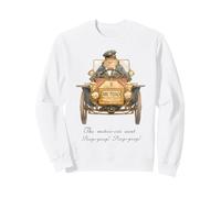 Wind in the Willows Mr Toad's Motor Car Illustration Vintage Sweatshirt