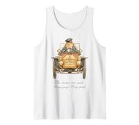 Wind in The Willows Mr Toad's Motor Car Illustration Vintage Tank Top