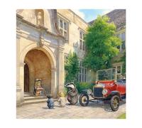 Wind in the Willows - No More Cars, Mr Toad Blank Greeting Card with Envelope