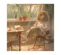 Wind in the Willows - Ratty Writing Poetry - Chris Dunn - Blank All Occasion Card