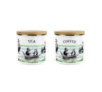 Wind in the Willows Tea & Coffee Canisters - 600ml Enamel Kitchen/Home Storage Container Gifts for Book Lovers