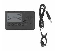 Wind Instrument Tuner with Metronome - Universal High Sensitivity Clip-On Tuner for Saxophone Flute Trumpet,Large LCD Display,Clip-on Pickup,3 Modes