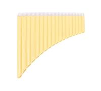 Wind instruments 16 tube 18 tube pan Xiao student teaching special C tone pan Xiao beginner entry-playing pan flute (Color : 18 tubes of yellow)