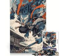 Wind Lion God Jigsaw Puzzles for Adults 1000 Piece Mental Workout Quiet Enjoyment Xmas Gift (38x26cm)