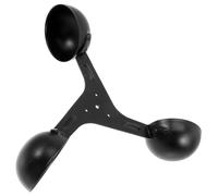 Wind Measurement Sensor Cup Anemometer Replacement Black Aluminium Alloy