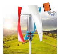 Wind Mill Generator Kit,Vertical Wind Turbine,Wind Turbine Generator Kit for Home,Wind Turbine Generator Kit,with Controller for Home,Business,Industrial Energy Supply(Colorful,24V)