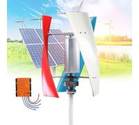 Wind Mill Generator Kit,Vertical Wind Turbine,Wind Turbine Generator Kit for Home,Wind Turbine Generator Kit,with Controller for Home,Business,Industrial Energy Supply(Colorful,24V)