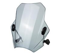 Wind Motorcycle Windscreen Windshield Spoiler Adjustable Clip On For CBR600RR CB1000R GXSR 600 750 street scooters(Titanium)