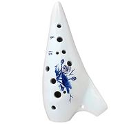 Wind Musical Instrument Ceramic Ocarina 12 Hole Kiln-fired Ceramic Alto C Painted Ocarina ocarina instrument