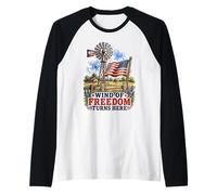 Wind of Freedom Texas Heartland Raglan Baseball Tee