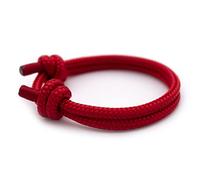 Wind Passion Nautical Braided Red Mono Rope Cord Men, Women Bracelet