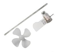 Wind Power Generator Educational Model LED Miniature Wind Turbine Teaching Tool With 360 Degree Rotation Mechanism For Science Classroom
