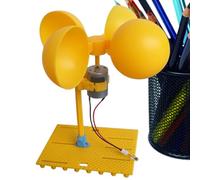 Wind Power Generator Kit | Portable with LED Light,Wind Turbine STEM Kits Science Toys - for Classroom Balcony Courtyard Outdoor Camping Education Play