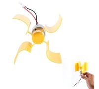 Wind Power Generator, Wind Electricity Generator Mini Vertical Wind Turbines Blades Generator Micro Motor Wind Energy Wind Turbine Generator Kit for DIY Teaching Model