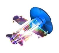 Wind Power LED Lights Airplane Shape | Wind-Powered LED Aircraft Propeller Decoration for Bicycles,Anti-Collision Warning Auto Lights Waterproof for Handlebars, Rearview Mirrors