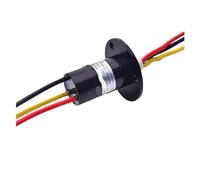 Wind power slip ring 2/3/4/5/6/8 channels 5/10/15/30/60A rotating table slip ring collector ring connector SRC-22-0330A(4 Channel 30A)