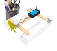 Wind Powered Boat Model Kit | Educational Interactive Stable,Wooden Electric Wind Powered Boat Model Kit | for Kids Beginners Hands-On Fine Motor Skill Logical Thinking