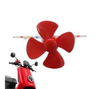 Wind Powered Car Exterior Ornament - Wind-Driven Led Aircraft Propeller,Waterproof Lightweight Led Colorful Decor for Family Friends Colleagues Enthusiasts